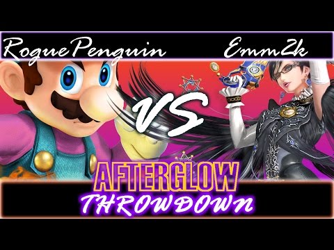 Afterglow Throwdown - Emm2k (Bayo, Cloud) VS G4C|RoguePenguin (Mario) - Losers Semis - Smash Wii U