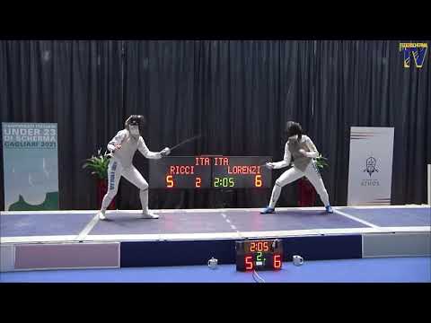 Italian Championships 2021 U23WF - L4 - Marta Ricci v Margherita Lorenzi