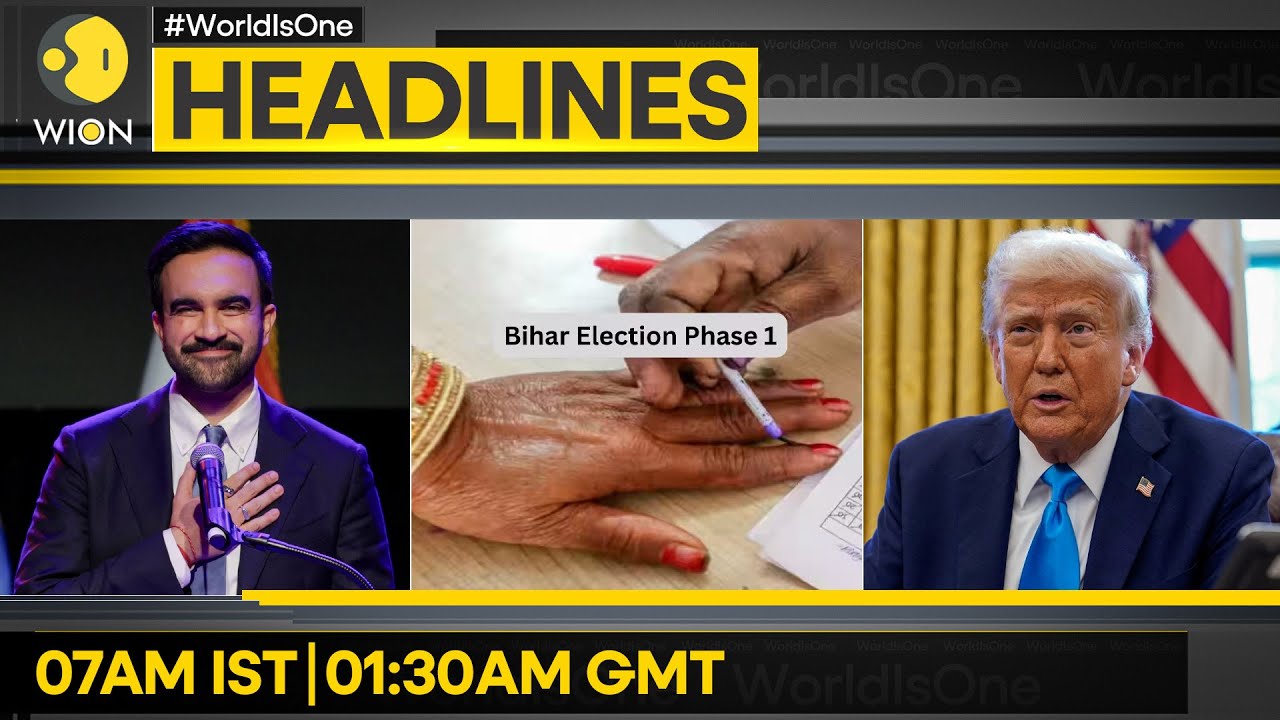 Bihar Elections Phase 1: Voting Begins| U.S. Test 'Doomsday' Ballistic Missile | WION Headlines