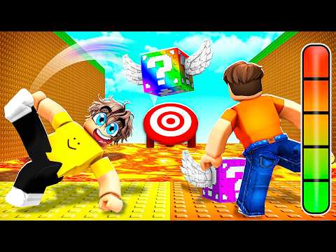 Smarty VS Daddy MAX KICK CHALLENGE in Roblox Kick a Lucky Block!