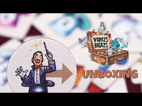 Varázs Bagázs társasjáték  Unboxing - reflexshop