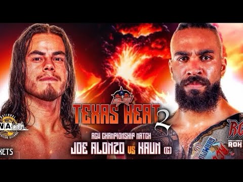 Kaun vs Joe Alonzo in a hard fought match 🔥🔥🔥❤️‍🔥