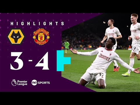 Mainoo Hits 97th-Minute Winner 🔥 | Wolves 3-4 Man United | Premier League Highlights