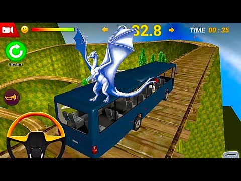 Uphill Offroad Bus Driving - Police Coach Bus Driving Simulator - Bus game #6