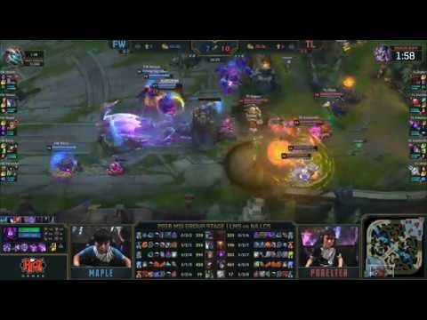 MSI 2018 Doublelift is a Monster!!!!  TL VS FW  kaisa