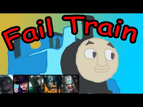 Fail Train ft Tryndamere Olaf Mordekaiser Caitlyn and Senna