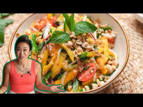 SPICY Green Mango Salad (for people who HATE salad)