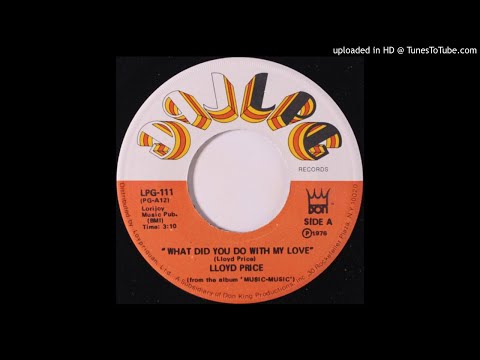 What Did You Do With My Love (Soul) (1976) のサムネイル
