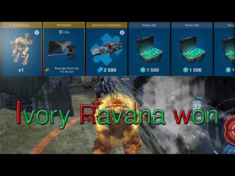 Ivory Ravana Won on my main account on 6th War Robots anniversary chest