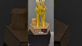 FIZ UMA ARMADURA DE OURO DE PAPEL? #papercraft #artesanato #handmade #shorts #geek #artista #otaku