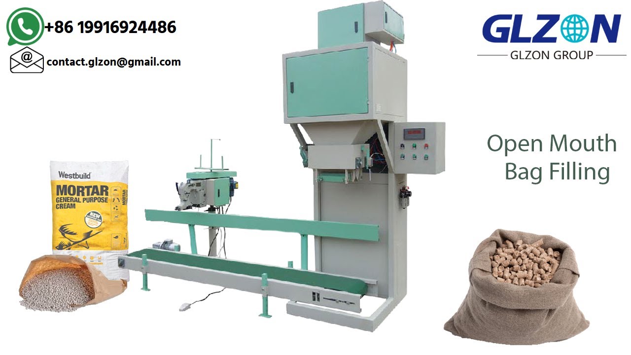 50KG Open Mouth Bag Filling for Powder and Fertilizer Packaging | Semi Automatic Bagging Machine