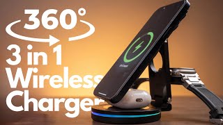 FAST CHARGING, iPhone, Apple Watch, AirPod 3 in 1 Charger