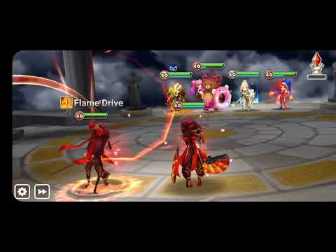 Summoners war arena offense with my latest nat 5 Psamanthe