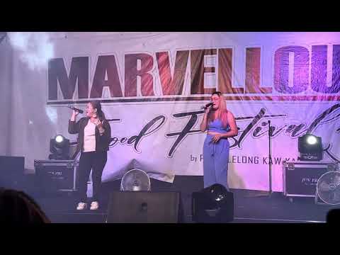 Florence Lo duet Pelandai Ujan Nerusan  at Marvellous Food Festival Miri