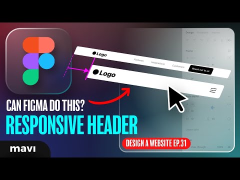 Design a WEBSITE IN FIGMA ep 01 The HEADER MENU