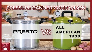 All American 1930 vs. Presto Pressure Canner Comparison | Re