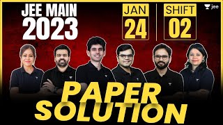 JEE Main 2023 Paper Solution - 24th Jan - Shift 2 | JEE 2023 Paper Discussion #jee #jee2023