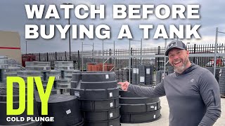 Don’t Build a Cold Plunge Until You Watch This (Tank Comparison)