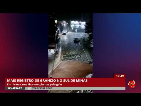 Leninho chuva granizo CIDADE Ilicínea sul MG 2026