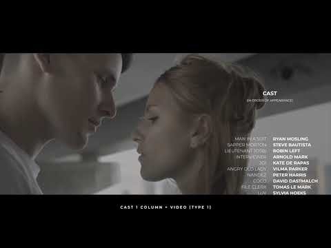 Apple Motion Template: Film Credits Pack for Apple Motion and FCPX