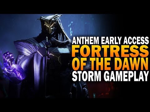 Anthem Early Access Hard Gameplay - Fortress Of The Dawn & Storm Javelin Progression