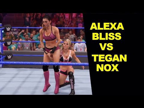 WWE 2K22 Alexa Bliss vs Tegan Nox - No Holds Barred