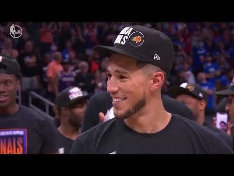 Phoenix Suns Western Conference Finals Trophy Presentation | 2021 NBA Playoffs