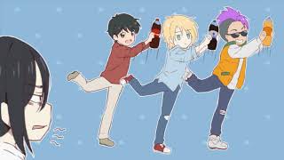 【BANANA FISH】バナナフィッシュ初期三人組がコーラを振るだけ -Ash,Eiji and Shorter are just shaking coke-【手描き】