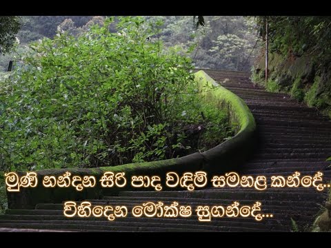 Muni Nandana Siri / Nanda Malini /  Subtitles / මුණි නන්දන සිරි පාද වඳිම්