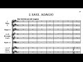 Anton Bruckner - Symphony No.7 in E Major, - II. Sehr feierlich und sehr langsam. (Audio + Score).