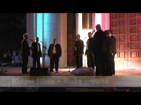 Klapa Stina Ploče - Ponistra je drivo_Ružo crvena