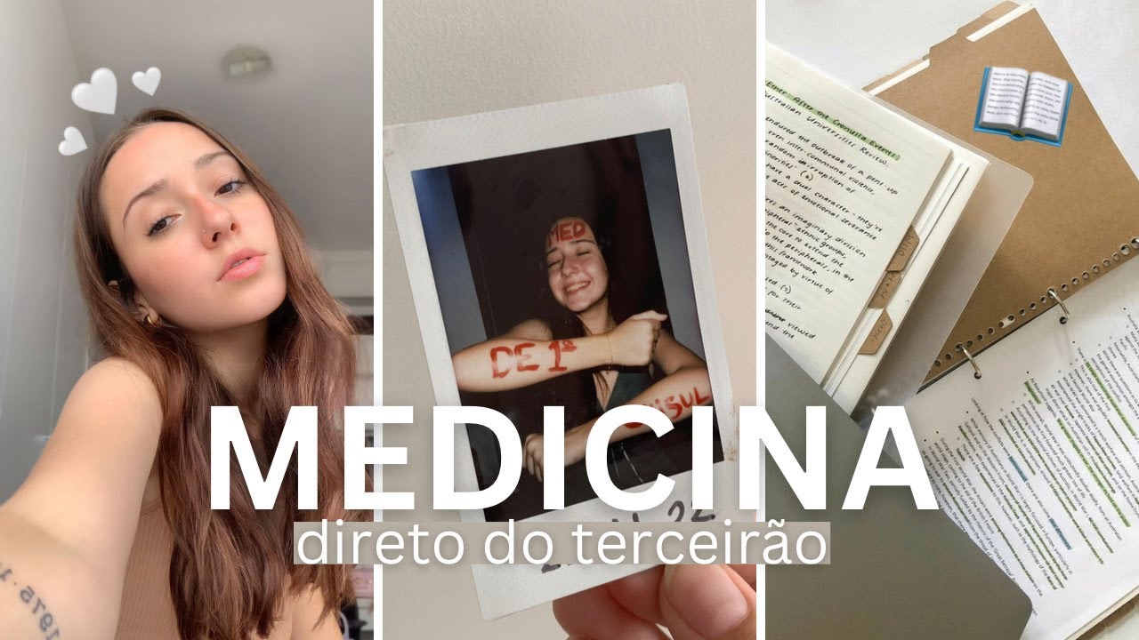 COMO PASSEI EM MEDICINA direto do terceirão! (a verdade) 💐💖