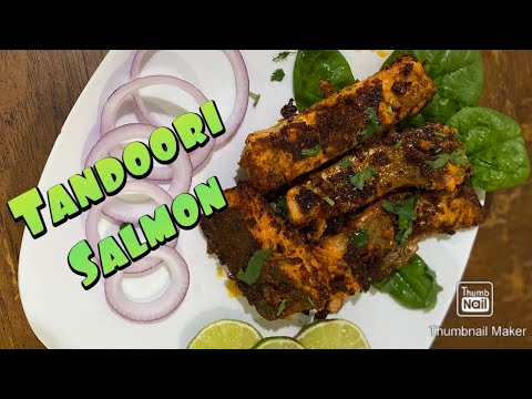 Tandoori Salmon | Fish Fry Recipe | Spicy Tandoori Salmon | Salmon Recipe