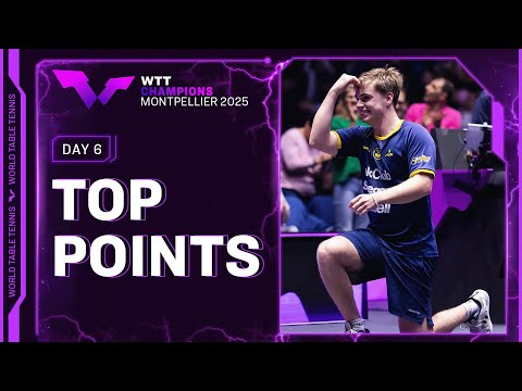 Top Points of Day 6 | #WTTMontpellier 2025