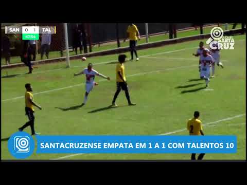 Santacruzense empata em 1 a 1 com o Talentos 10 pela Segundona