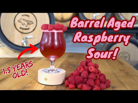 Making a BARREL Aged Raspberry Sour!