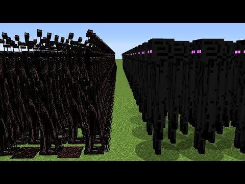 SİREN KAFA ORDUSU VS ENDERMAN ORDUSU 😱 - Minecraft