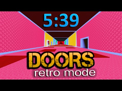 [FWR] Retro Mode Speedrun in 5:39 | DOORS