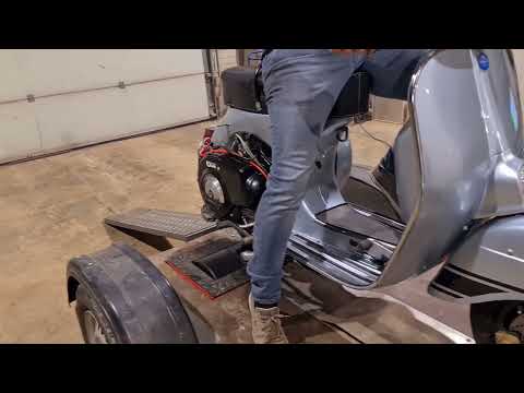 Vespa  BFA 306ccm auf Pinasco Motorgehäuse first Test