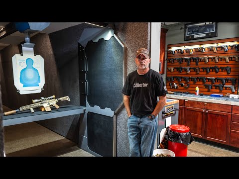 An UNEDITED Tour of My $500,000 Indoor Shooting Range IN MY BASEMENT