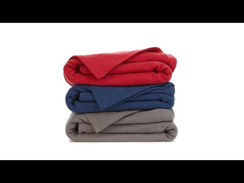 Minnie Driver 100% Cotton Chevron Blanket