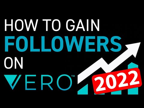 Gain followers on Vero!