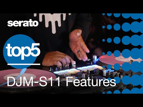 PIONEER DJM-S11 2-Channel RekordBox / Serato DJ Pro Battle Mixer image 9