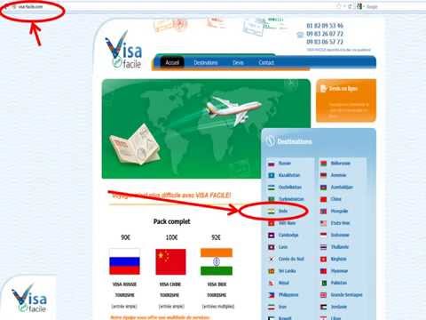 comment remplir visa inde