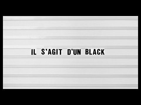 IT'S ABOUT A "BLACK"