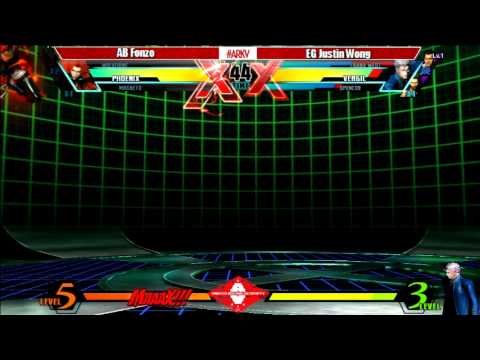 ARK V - Ultimate Marvel vs. Capcom 3 - Top 8 Winners - AB Fonzo vs. EG Justin Wong