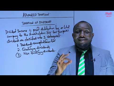 TAXATION OF DIVIDENDS