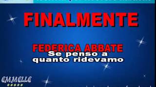finalmente base karaoke Federica Abbate [EMMELLE KARAOKE]
