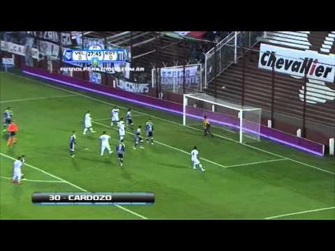 Ocasión Cardozo. Vélez 0 - 0 Estudiantes BA. Copa Argentina. 16avos. Fútbol Para Todos.