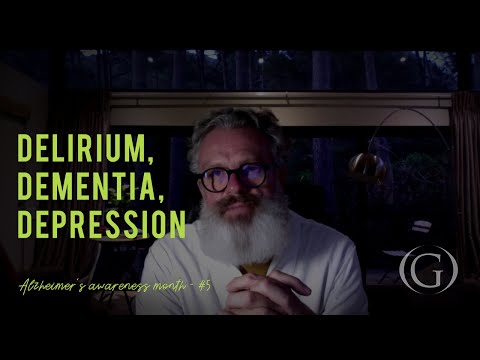 Delirium, dementia, depression - The three D's (GERATEC - Alzheimer's awareness month #5)